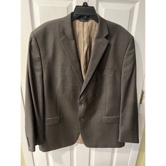 Lauren Ralph Lauren Jacket Mens 46R Brown Plaid Wool Blazer Sportcoat Preppy - Picture 12 of 12